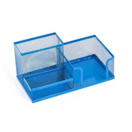 PRZYBORNIK NA BIURKO LEVIATAN SIATKA 205x103x98mm GRANATOWY